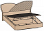 Кровать Уна с подъемным механизмом (Бодега белая) 180х200