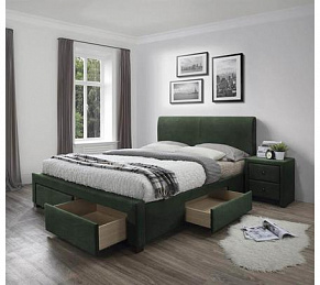 Кровать MODENA 3 темно-зеленый