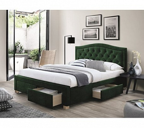 Кровать ELECTRA VELVET зеленый