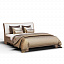 Кровать 1600-01 (дуб сонома/vegas white)