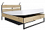 Кровать Brooklyn LOZ160B с подъемным механизмом и подсветкой + Матрас "Relax" Bonus 160х200